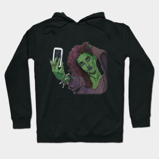 Goblin Cell Phone Instagram Selfie Hoodie